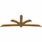 Ekena Millwork Davenport Rough Sawn Timber Gable Bracket, Western Red Cedar, 108"W x 40"H x 2"D x 6"F, 9/12 Pitch GBW108X40X0206DAV00RWR - alternate 5